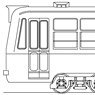 1/80(HO) Sapporo City Transportation Bureau Type 230 / Type 240 B-type Kit (Unassembled Kit) (Model Train)