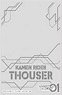 Character Over Sleeve Kamen Rider Zero-One Kamen Rider Thouser (ENO-049) (Card Sleeve)