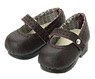 Picco D (for Small Foot) Strap Shoes (Dark Brown) (Fashion Doll)
