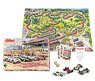 Piccolo Board Game `Nurburgring II` w/ Piccolo Racing Car 4 Piece (Diecast Car)