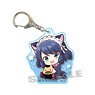 Gyugyutto Acrylic Key Ring Show by Rock!! Cyan (Anime Toy)