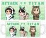 Attack on Titan Animarukko Mug Cup Commander & Soldier Leader & Squad Leader (Anime Toy)