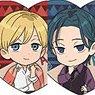 ACCA: 13-Territory Inspection Dept. - Regards Heart-shaped Glitter Acrylic Badge (Set of 7) (Anime Toy)