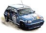 Renault Super 5 GT Turbo 1990 Tour de Corse #21 Cirindini/Balesi (Diecast Car)