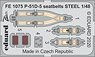 P-51D-5 Seatbelts Steel (for Airfix) (Plastic model)