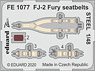 FJ-2 フューリー シートベルト (ステンレス製) (キティーホーク用) (プラモデル)