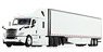 Freightliner 2018 Cascadia High-Roof Sleeper with 53` Utility Trailer with Skirts (Diecast Car)