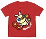 ちびゴジラ ちびモスラ NEMUUUI キッズTシャツ HIGH RED 130cm (キャラクターグッズ)
