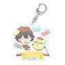 Bungo Stray Dogs x Sanrio Characters Die-cut Acrylic Key Ring Ranpo Edogawa x Pom Pom Purin (Anime Toy)