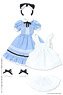 PNS Dreaming Girl`s Alice Dress Set (Alice Blue) (Fashion Doll)