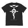 鋼の錬金術師 FULLMETAL ALCHEMIST フラメルの十字架Tシャツ BLACK S (キャラクターグッズ)