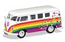 Volkswagen Campervan - Peace Love and Wishes (Diecast Car)