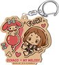 My Hero Academia x Sanrio Characters Acrylic Key Ring Ochaco Uraraka x My Melody (Anime Toy)