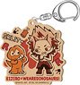 My Hero Academia x Sanrio Characters Acrylic Key Ring Eijiro Kirishima x We Are Dinosaurs! (Anime Toy)