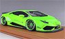 Liberty Walk LB-Works Huracan LP610 Fluorescent Green (Green Wheel) (Diecast Car)