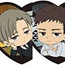 Movie [Twittering Birds Never Fly The clouds gather] Heart-shaped Glitter Acrylic Badge (Set of 6) (Anime Toy)