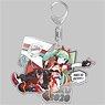 Hatsune Miku Racing Ver. 2020 Big Acrylic Key Ring 2 (Anime Toy)