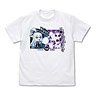 Isekai Quartetto 2 Aqua vs Ainz T-shirt White S (Anime Toy)