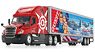 Freightliner 2018 Cascadia High-Roof Sleeper with 53` Wabash Articulated withTrailer Skirts Quest Trucking (Diecast Car)