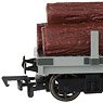 (OO) Sodor Logging Company Flat Wagon with Logs (HO Scale) (Model Train)
