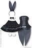 AZO2 Happy Bunny Dress Set (Black) (Fashion Doll)