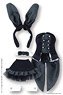 Happy Bunny Dress Set (Black) (Fashion Doll)