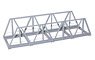 (HO) V18 ポニートラス鉄橋 (単線) グレー (鉄道模型)