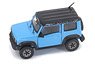 Suzuki Jimny (JB74) Blue/Black Top LHD (Diecast Car)