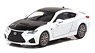 Lexus RC F `Carbon Exterior Package` 2018 White Nova Glass Flake (Diecast Car)
