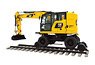 Cat M323F Railroad Wheeled Excavator Sefety Yellow Version (Diecast Car)