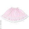 PNS Preppy Frill Tiered Skirt II (Pink) (Fashion Doll)