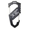 One Piece Straw Hat Scull Carabiner Type S Black (Anime Toy)