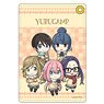 Yurucamp Synthetic Leather Pass Case A (Anime Toy)