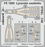Lysander Seatbelts Steel (for Eduard) (Plastic model)