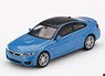 BMW M4 (F82) Yas Marina Blue Metallic (RHD) (Diecast Car)