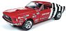 1968 Ford Mustang Fastback (Sandy Eliot) Red / White / Black (Diecast Car)