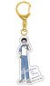 The New Prince of Tennis Yuru Style Acrylic Key Ring (05 Sadaharu Inui) (Anime Toy)