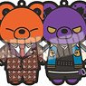 Hypnosismic -Division Rap Battle- Kuma-gurumi Rubber Strap Vol.3 (Set of 6) (Anime Toy)