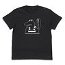 100日後に死ぬワニ おしゃれなワニ Tシャツ BLACK L (キャラクターグッズ)