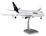 B747-400 Lufthansa New Color with Landing Gear & Stand (Pre-built Aircraft)
