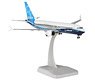 B737 MAX 8 Boeing House Color 2019 with Landing Gear & Stand (Pre-built Aircraft)