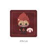 [Dorohedoro] Leather Badge Minidoll-E En & Kikurage (Anime Toy)