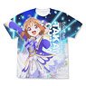 Love Live! Sunshine!!The School Idol Movie Over the Rainbow Chika Takami Full Graphic T-Shirts Over the Rainbow Ver. White L (Anime Toy)
