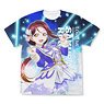 ラブライブ！サンシャイン!! 桜内梨子 フルグラフィックTシャツ Over the Rainbow Ver. WHITE S (キャラクターグッズ)