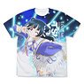 ラブライブ！サンシャイン!! 津島善子 フルグラフィックTシャツ Over the Rainbow Ver. WHITE L (キャラクターグッズ)