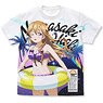 Love Live! Nijigasaki High School School Idol Club Kanata Konoe Full Graphic T-Shirts Swimsuit Ver. White S (Anime Toy)