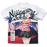 Love Live! Nijigasaki High School School Idol Club Setsuna Yuki Full Graphic T-Shirts Swimsuit Ver. White S (Anime Toy)