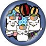 Natsume Yujincho Kirie Series Washi Can Badge Triple Nyanko-sensei A Lantern (Anime Toy)