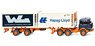 (HO) Kuhlcontainersattelzug (Krupp) `Hapag Lloyd / WL` (Model Train)