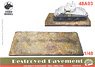 Destroyed Pavement Plaster Base - Small 18x7cm (Plastic model)